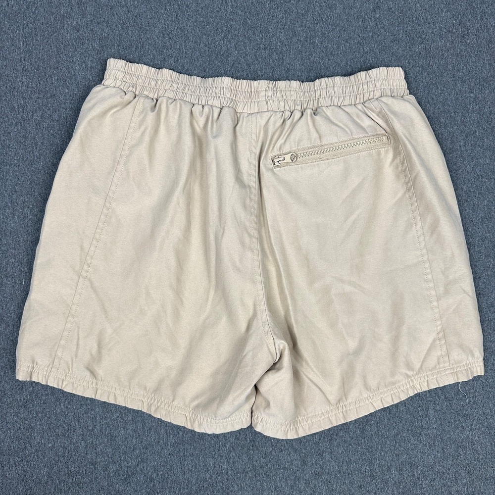 Civil Regime Mens Medium Mesh Lined Hybrid Shorts Sand Beige Track Swim Trunks M - Picture 11 of 11